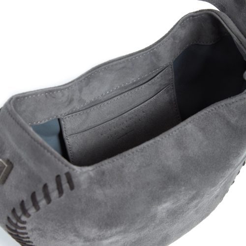 DEMI SUEDE GREYCHARCOAL 0009