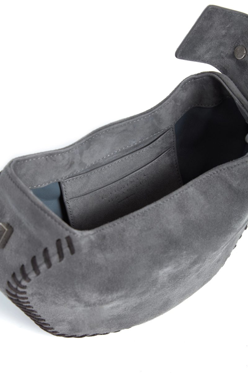 DEMI SUEDE GREYCHARCOAL 0009