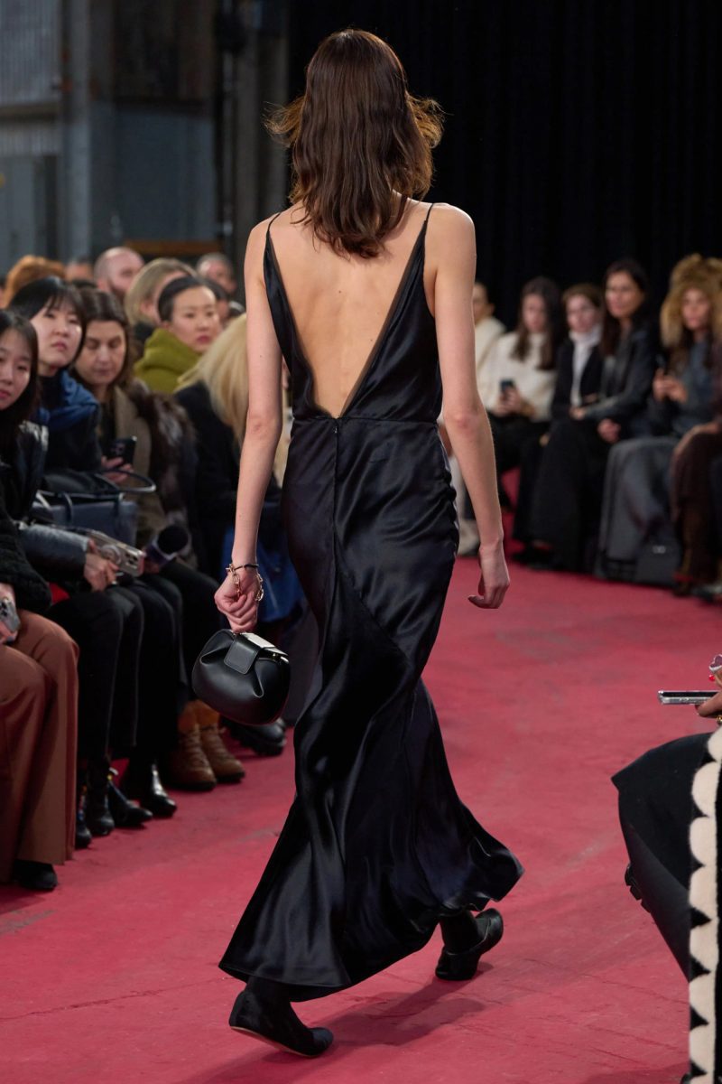 back of slip dress velvet