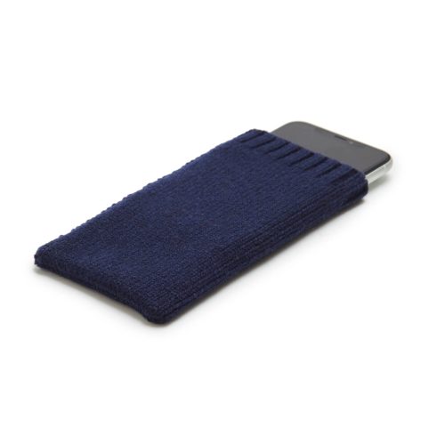 cashmere phone cover navy 320809 003