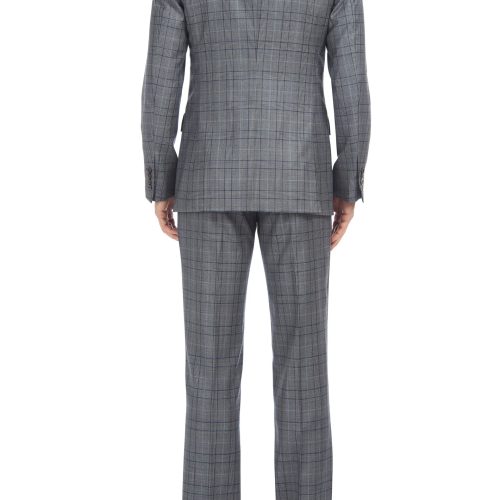 damien jacket blue grey check 320504M W020 004